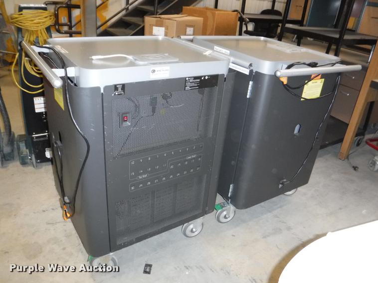 image for item DJ9223 (2) Bretford iPad charging carts