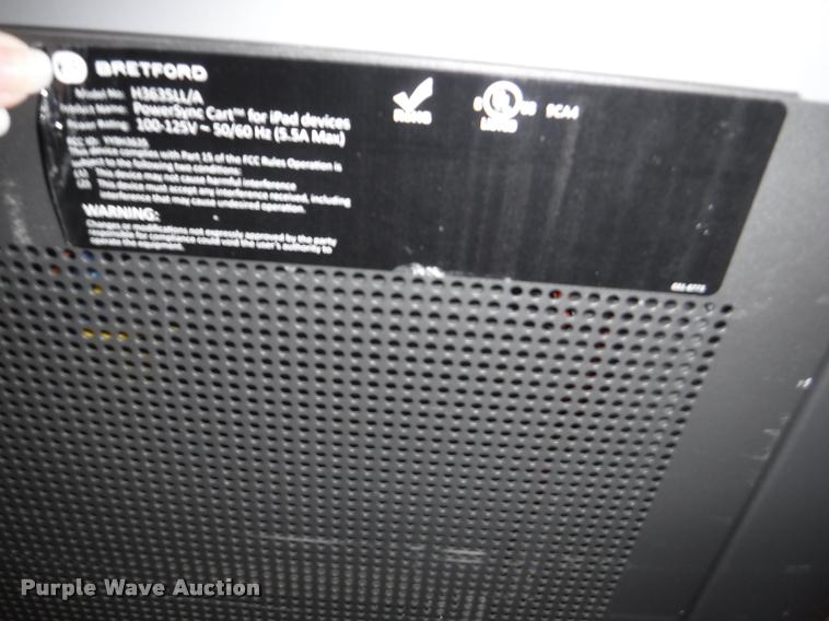 image for item DJ9223 (2) Bretford iPad charging carts