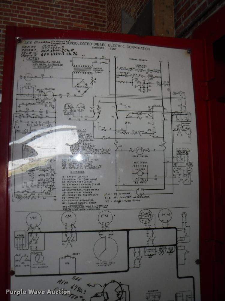 image for item DJ9232 Consolidated 53EG06 emergency generator