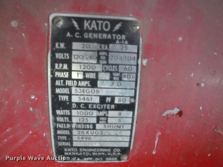 image for item DJ9232 Consolidated 53EG06 emergency generator