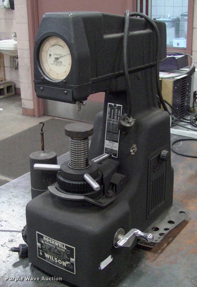 image for item DP9377 Wilson Rockwell hardness tester