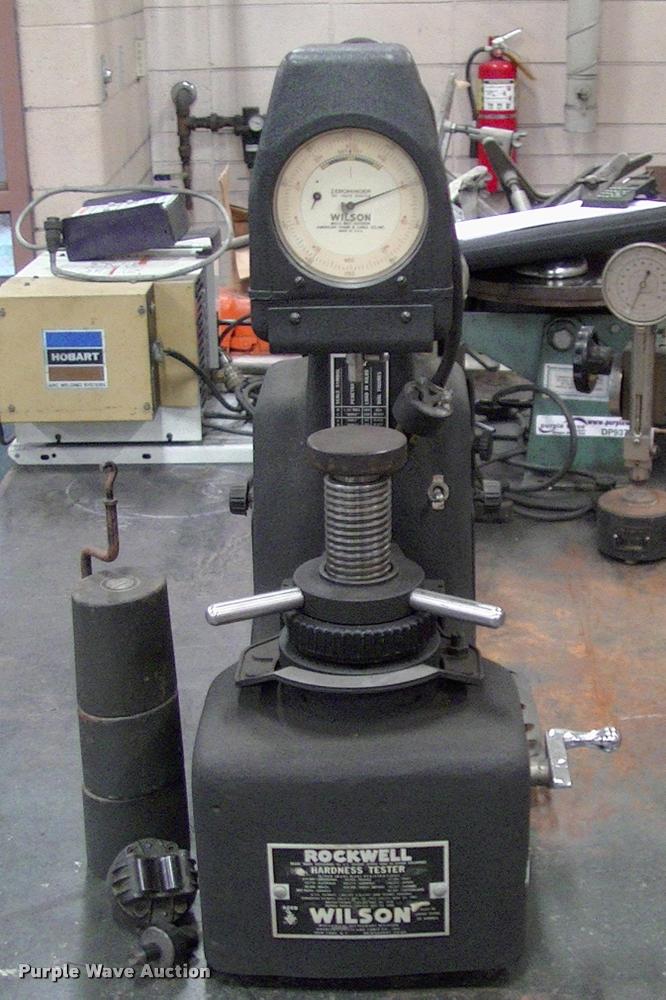 image for item DP9377 Wilson Rockwell hardness tester