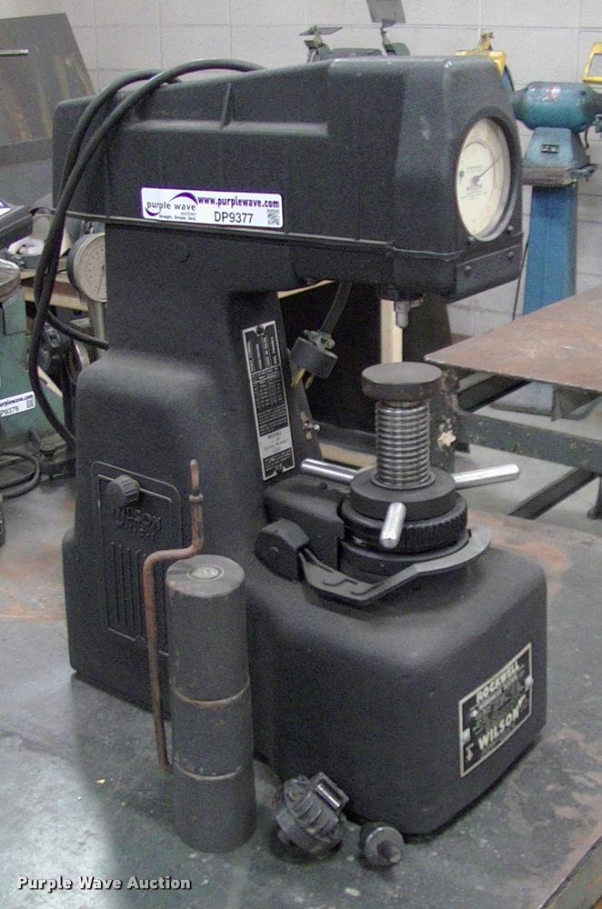 image for item DP9377 Wilson Rockwell hardness tester