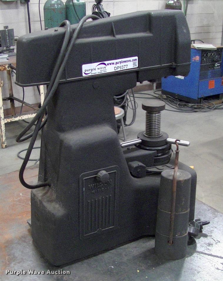 image for item DP9377 Wilson Rockwell hardness tester
