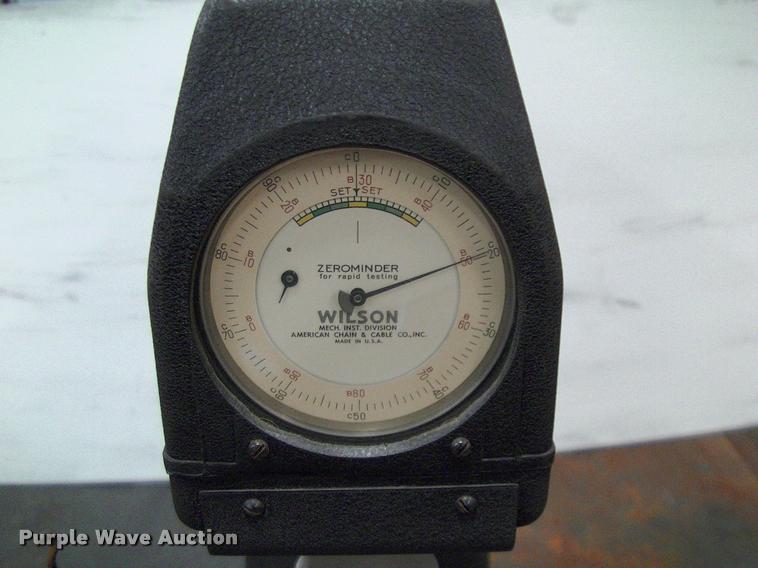 image for item DP9377 Wilson Rockwell hardness tester