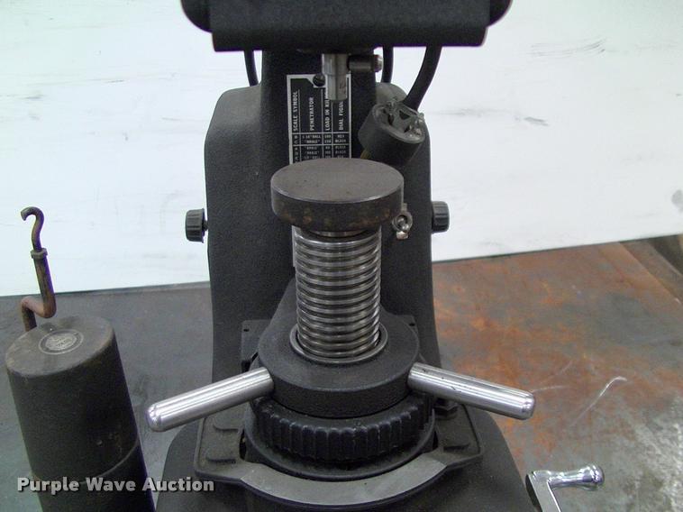 image for item DP9377 Wilson Rockwell hardness tester