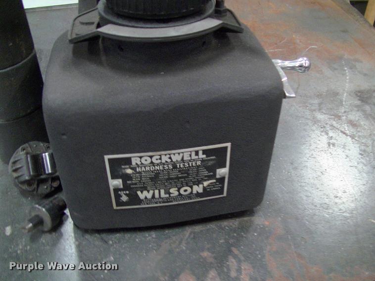 image for item DP9377 Wilson Rockwell hardness tester