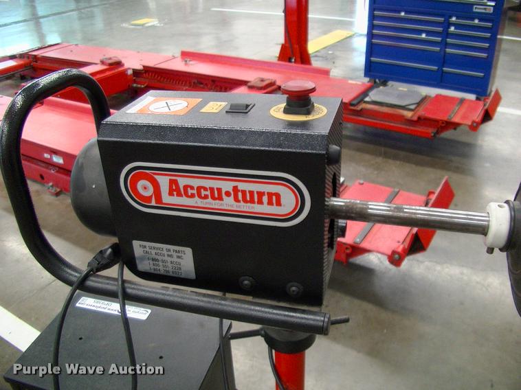 AccuTurn rotor lathe in Pittsburg, KS Item DP9385 sold Purple Wave