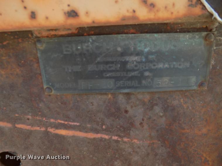 image for item DP9388 Burch FF-10 wheeled chip spreader