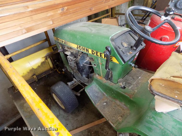 image for item DP9390 John Deere 317 lawn mower