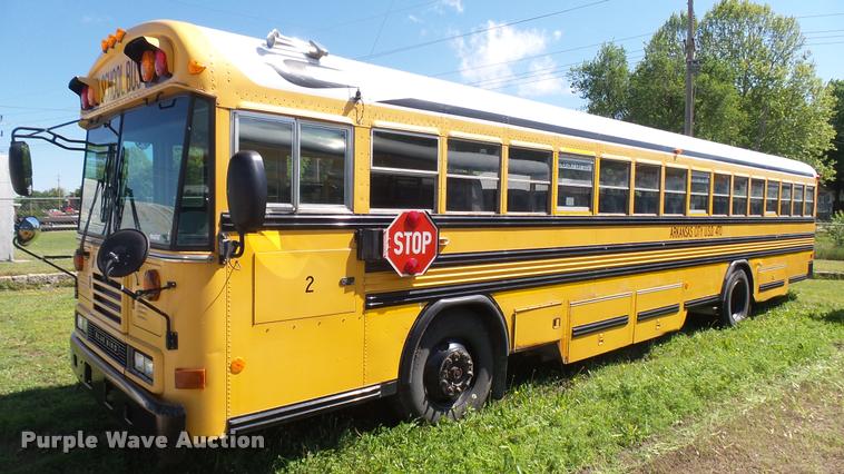 image for item DQ9186 2005 Blue Bird All American school bus