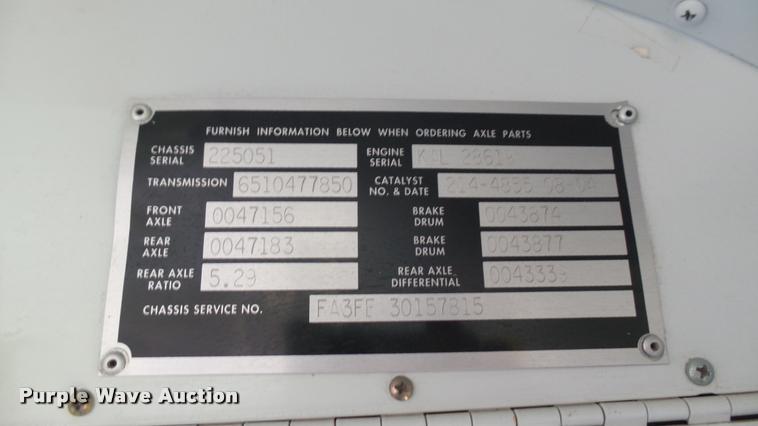 image for item DQ9186 2005 Blue Bird All American school bus