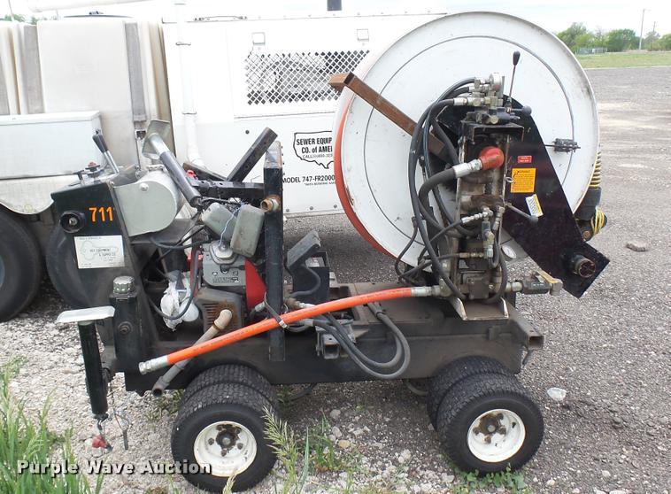 image for item DQ9204 Sewer Equip. Co JAJ-600R Jet Away sewer machine