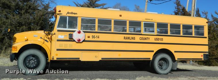 image for item K2747 1996 International 3800 school bus