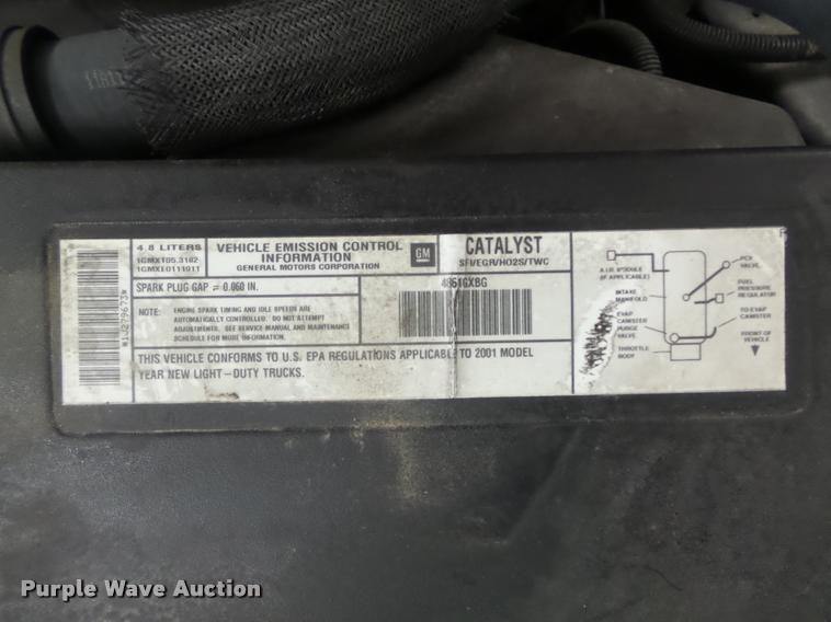 image for item K7644 2001 Chevrolet Tahoe SUV