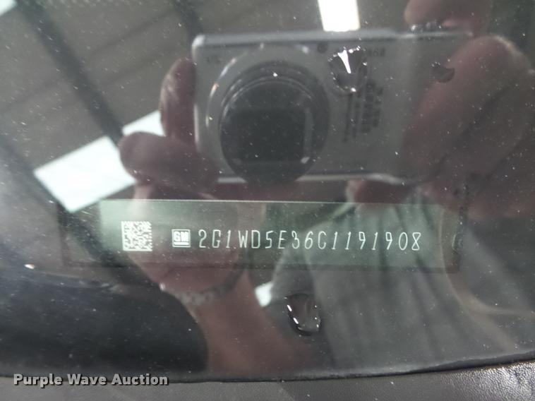 image for item K7645 2012 Chevrolet Impala Police