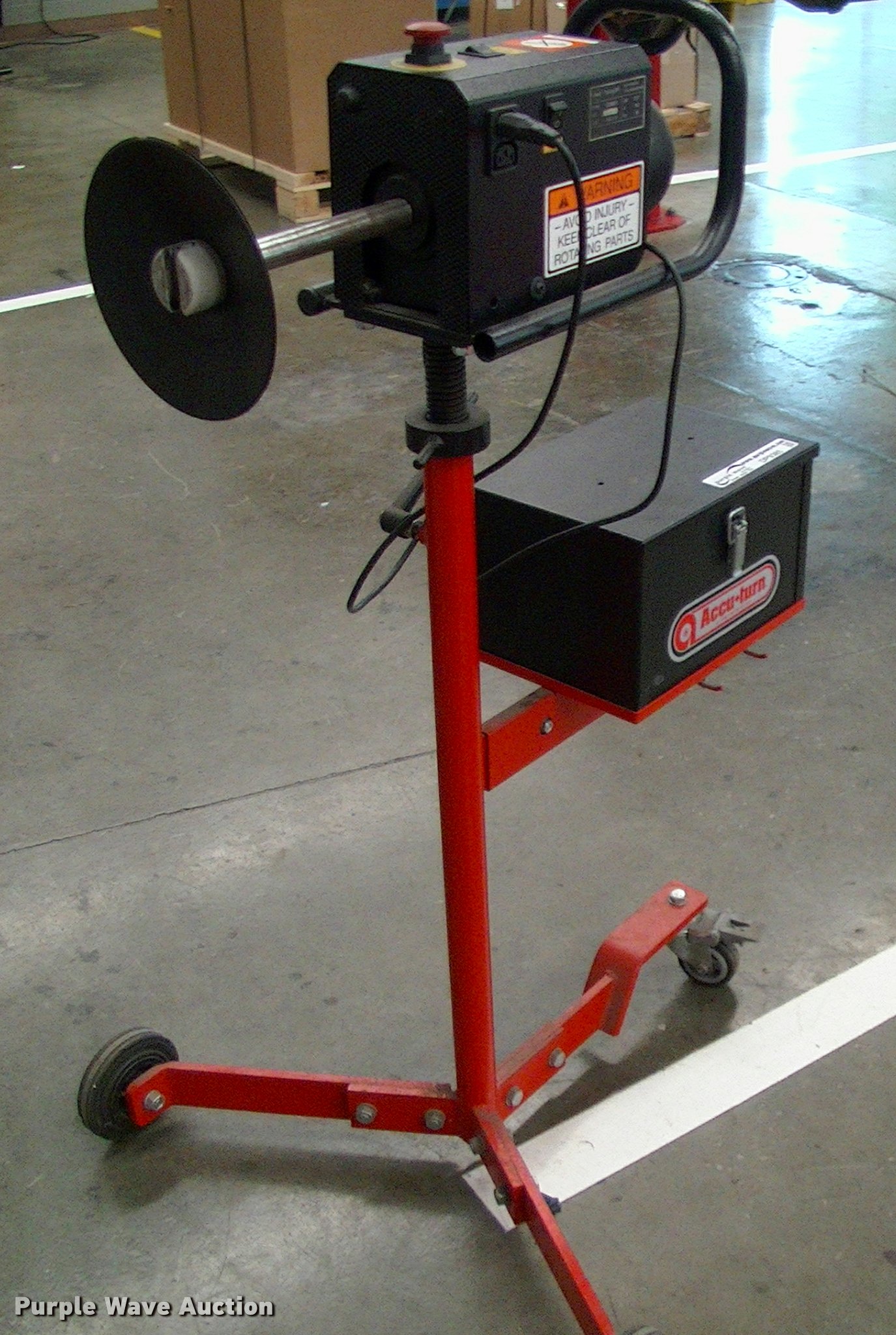 AccuTurn rotor lathe in Pittsburg, KS Item DP9385 sold Purple Wave