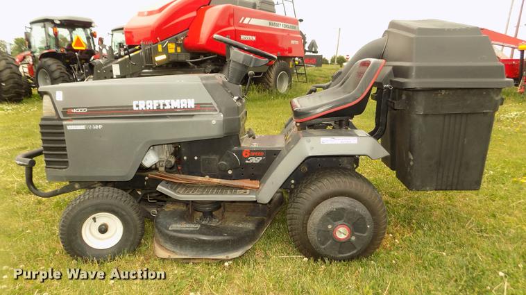image for item AU9529 Sears Craftsman LT4000 lawn mower