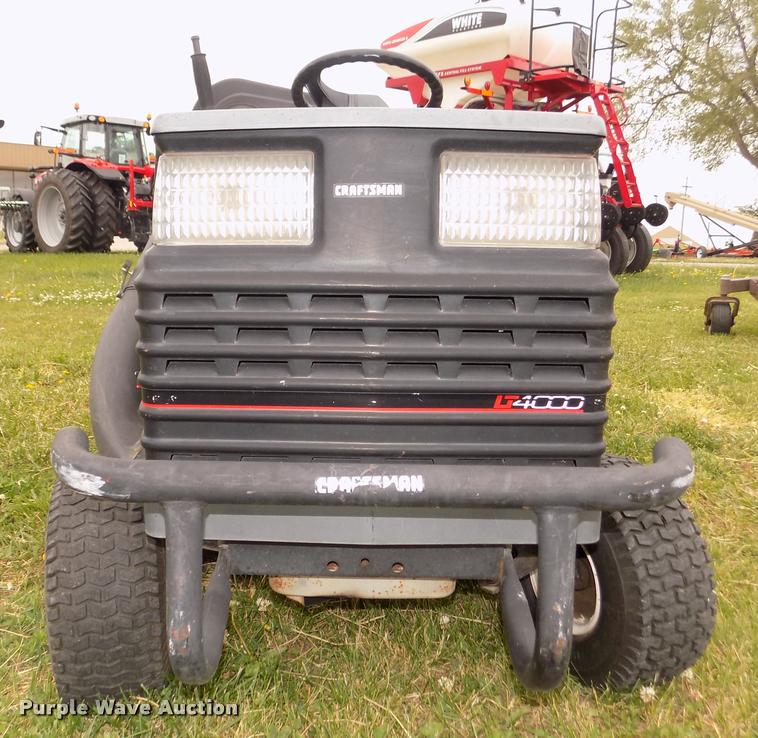 image for item AU9529 Sears Craftsman LT4000 lawn mower