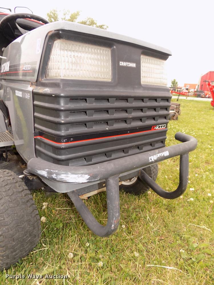 image for item AU9529 Sears Craftsman LT4000 lawn mower