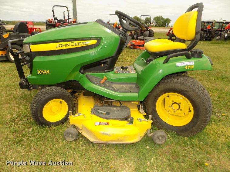 image for item AU9531 2010 John Deere X534 lawn mower