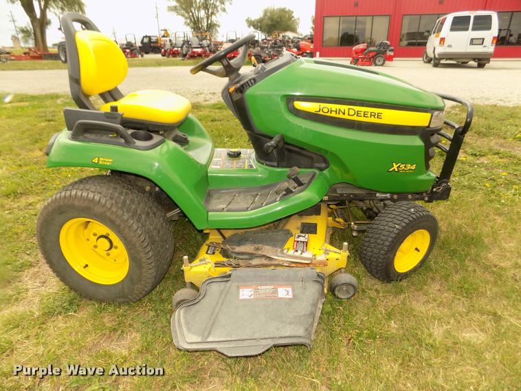image for item AU9531 2010 John Deere X534 lawn mower