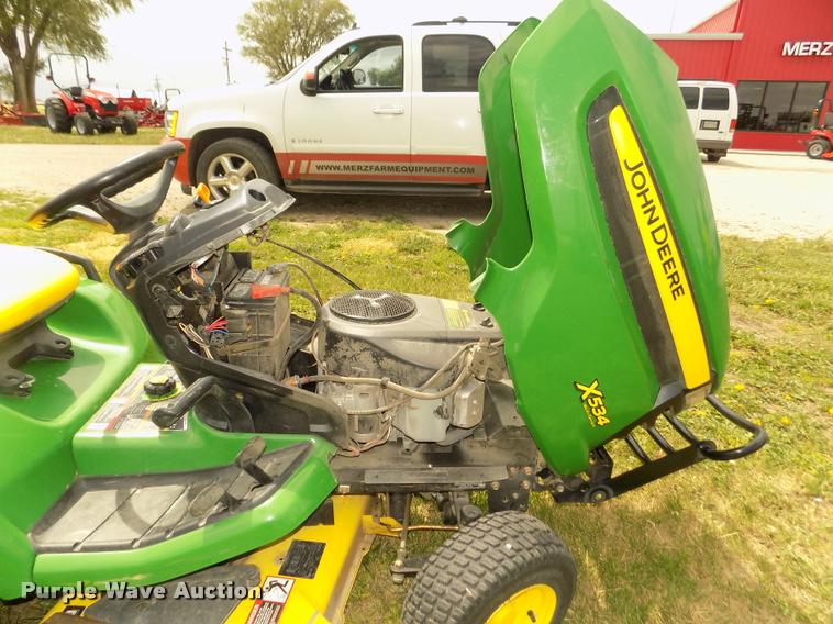 image for item AU9531 2010 John Deere X534 lawn mower