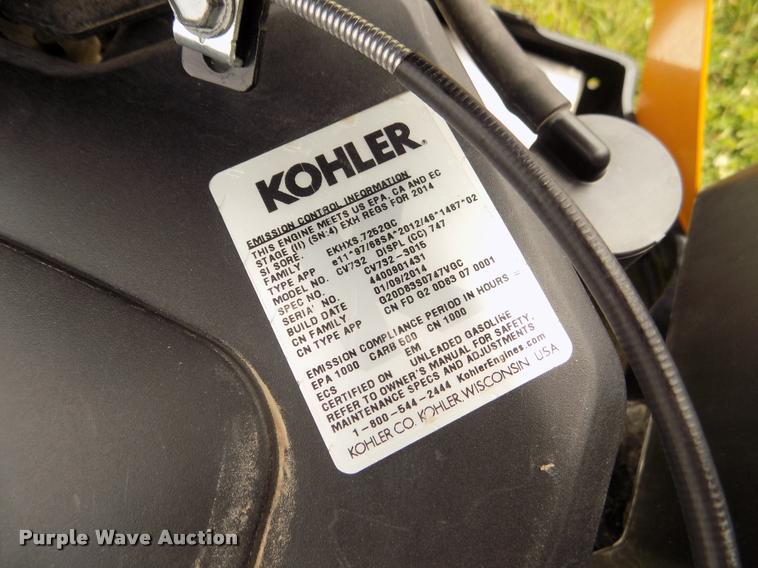 image for item AU9532 2014 Cub Cadet Z-Force SZ ZFS60 ZTR lawn mower