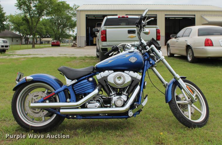 image for item BE9494 2009 Harley Davidson FXCWC rocker motorcycle