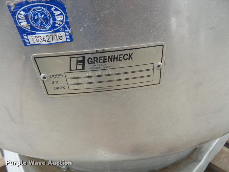 image for item BF9122 (4) Greenheck stainless steel fans