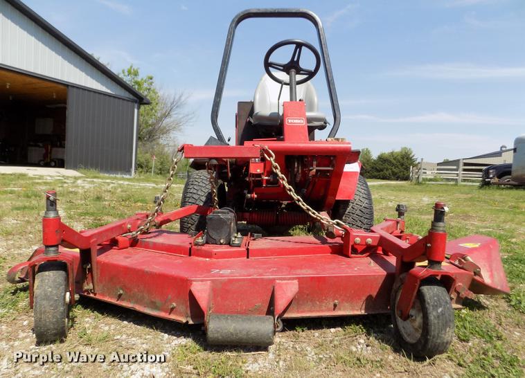 image for item DA0701 2010 Toro Ground Master 328D ZTR lawn mower