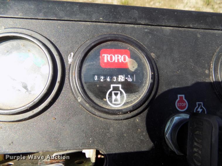 image for item DA0701 2010 Toro Ground Master 328D ZTR lawn mower