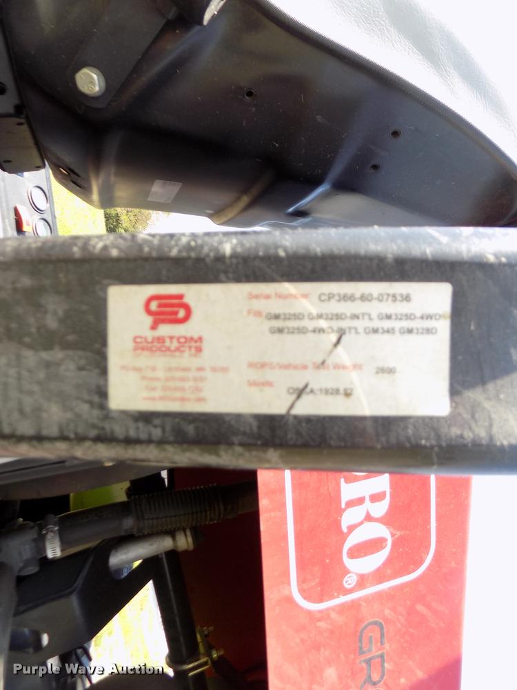 image for item DA0701 2010 Toro Ground Master 328D ZTR lawn mower