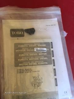 image for item DA0701 2010 Toro Ground Master 328D ZTR lawn mower