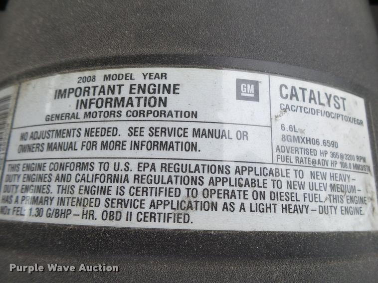 image for item DA2686 2008 Chevrolet Silverado 2500HD Ext. Cab pickup truck