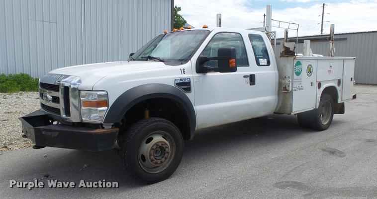 image for item DA2687 2008 Ford F550 SuperCab utility truck