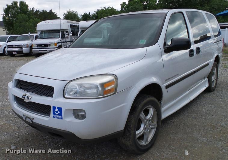 image for item DA6190 2008 Chevrolet Uplander Cargo van