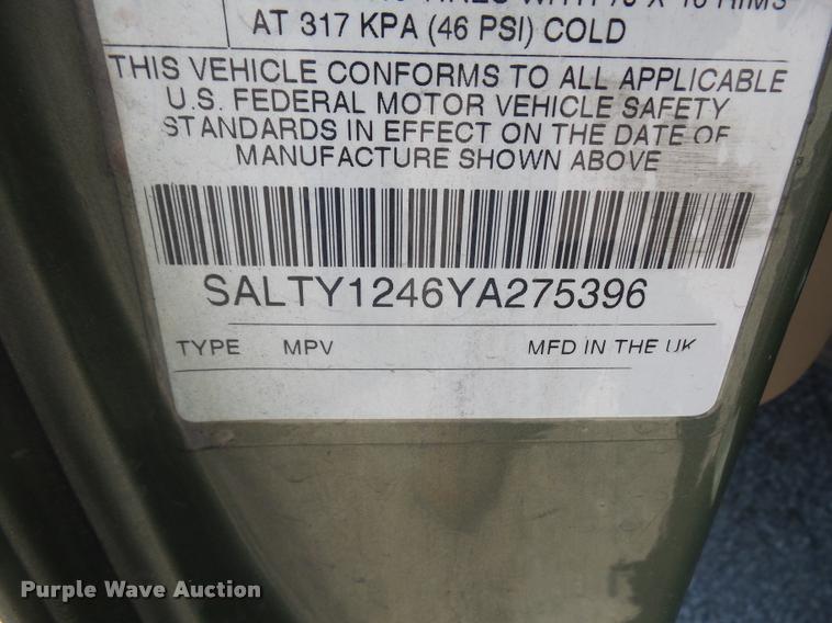 image for item DA6308 2000 Land Rover Discovery Series II SUV