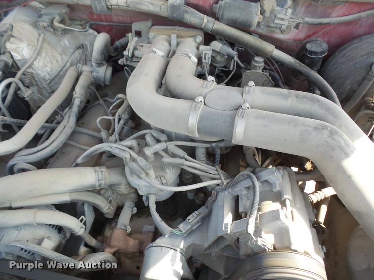 image for item DA6312 1997 Ford F350 Crew Cab flatbed pickup truck