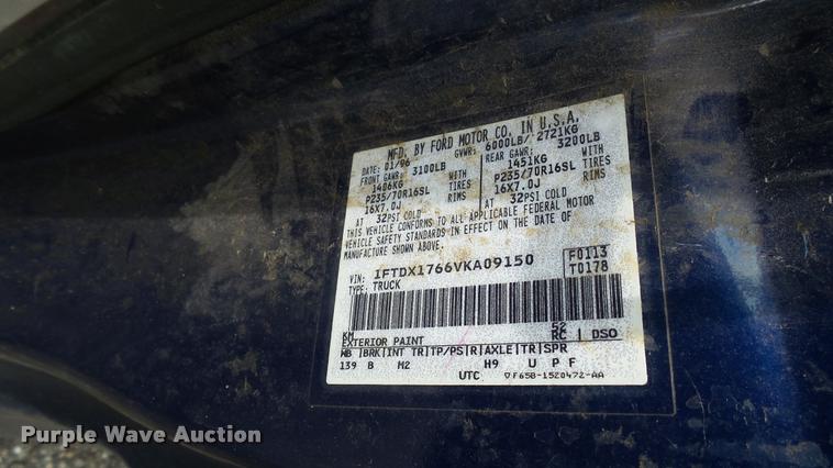 image for item DA7889 1997 Ford F150 SuperCab pickup truck