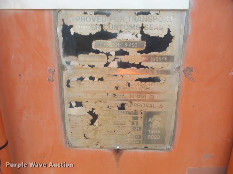 image for item DA8208 1993 Genstar container