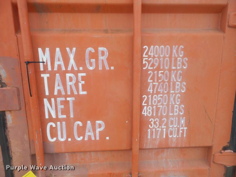 image for item DA8208 1993 Genstar container