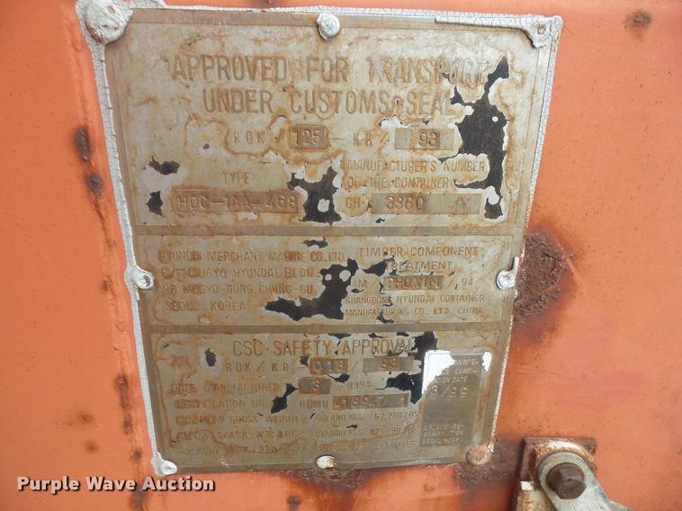 image for item DA8215 1999 storage container