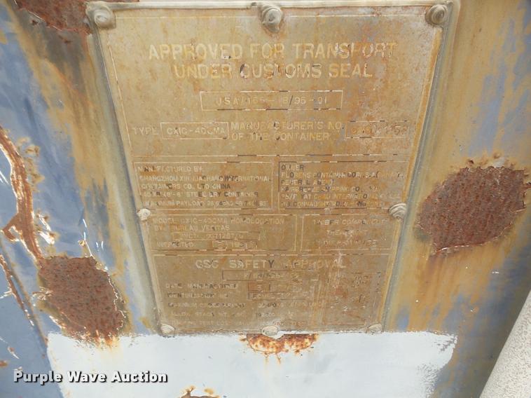 image for item DA8218 1996 storage container