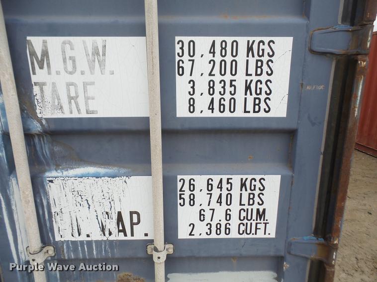 image for item DA8218 1996 storage container