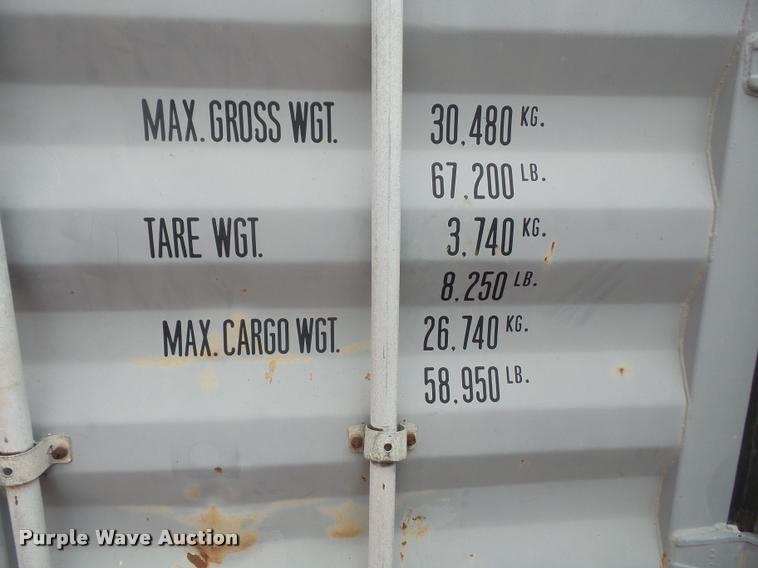 image for item DA8219 1996 storage container