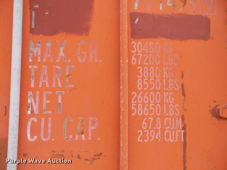 image for item DA8220 1987 Genstar storage container