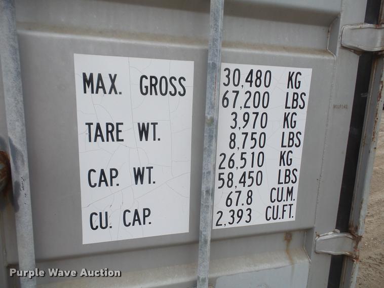 image for item DA8223 1996 storage container