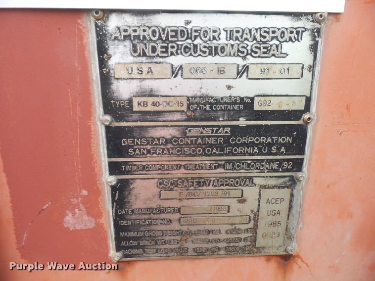 image for item DA8226 1992 storage container