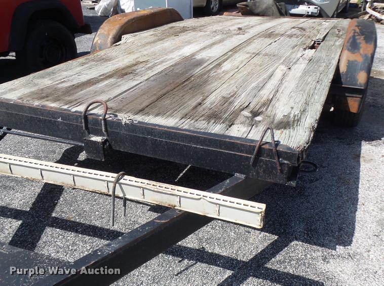 image for item DA9494 1980 shop built utility trailer
